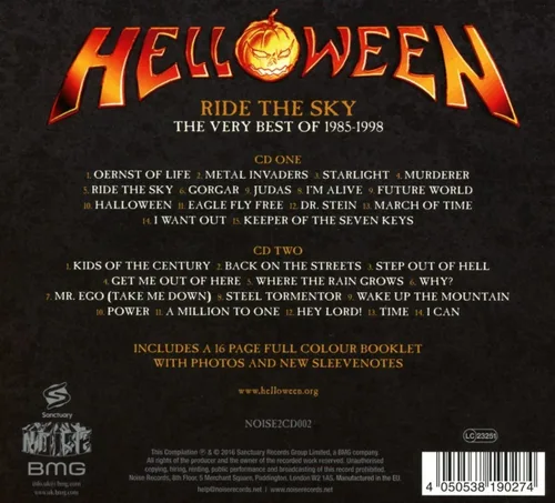 Vista 2 de Ride the Sky Very Best of 1985-1998