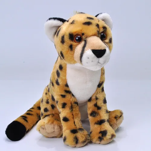 Vista 5 de Wild Republic Cheetah, Cuddlekins, animal de peluche, 12 pulgadas, regalo para niños, juguete de peluche, botellas de agua recicladas (23852)