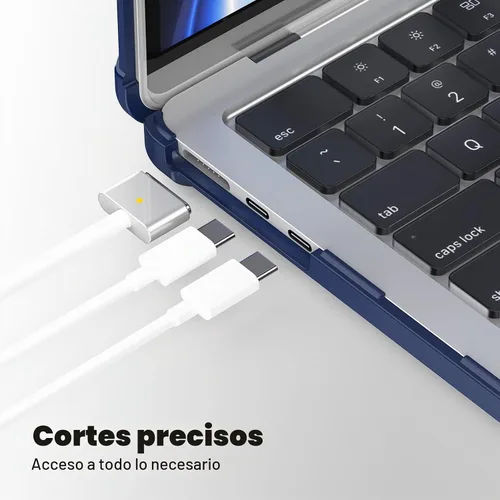 Vista 5 de Funda Batianda para MacBook Air de 15 pulgadas, modelo 2025 con chip M4, versiones 2024 y 2023, modelos A3241 A3114 (M3) / A2941 (M2) - Diseño
