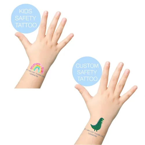 Vista 2 de Cara personalizada tatuaje temporal impermeable mirada real personalizado tatuaje pegatinas boda fiesta cumpleaños mejor regalo