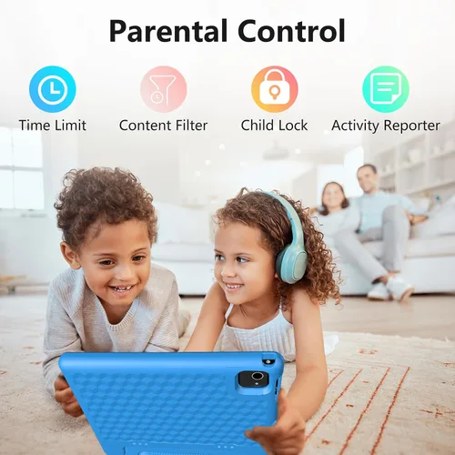 Vista 3 de JREN Tablet para Niños ｜ 10 Pulgadas 64GB Android 14 ｜ Octa-core ｜ 64GB ｜ WiFi ｜ Bluetooth ｜ Control Parental ｜ Contenido para Niños ｜ Tabletas