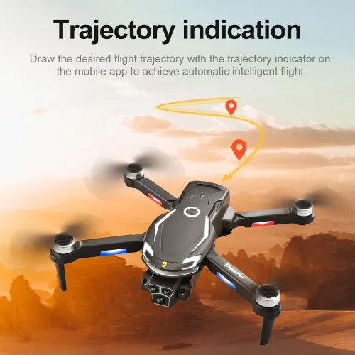 Vista 7 de Remote Control Aerial Drone with 3-Camera 8K HD Brushless Power Intelligent Avoidance Obstacle Trajectory Flight, Optical Flow Hover, Gesture