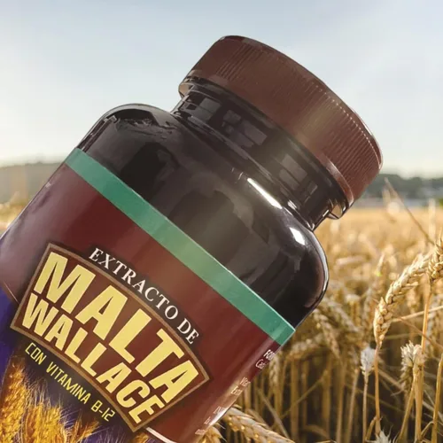 Vista 4 de Malta Wallace - Extracto de Malta con vitamina B-12 oz