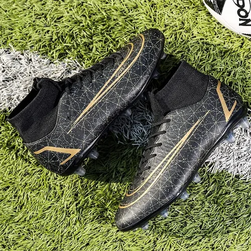 Vista 6 de MEBAMY Zapatos de fútbol para hombre TPUAG profesionales de uñas largas para deportes al aire libre botas de fútbol para correr para exteriores e