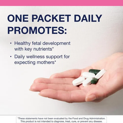 Vista 2 de Metagenics Fem Prenatal - Suplemento prenatal de vitaminas y minerales* - Prenatales para mujeres* - con vitamina C, yodo y biotina - Multivitaminas