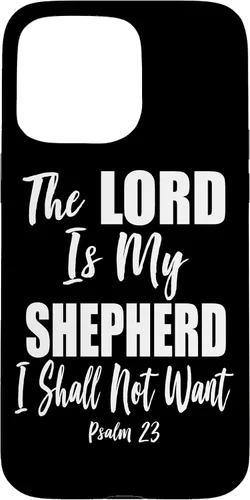 Vista 31 de The Lord is My Shepherd - Funda con versículo bíblico cristiano para iPhone 17