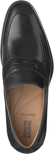 Vista 2 de Johnston & Murphy Mens Lewis Penny Shoe Memory Foam Cushioning Rubber Outsole Nappa Leather & Soft Textile Lining