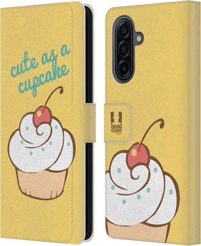 Vista 219 de Head Case Designs Assortment Cupcakes Happiness Leather Wallet Case Compatible with Samsung Galaxy A07 4G Surtido
