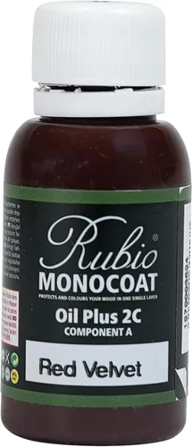 Vista 110 de Rubio Monocoat Muestra de Tinte y Acabado para Madera - Niebla 5% Aceite Plus Parte A Aceite de linaza para madera de secado rápido y ecológico