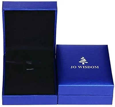 Vista 7 de JO WISDOM Collar con colgante de corazón celta irlandés de plata de ley 925 con piedras de nacimiento
