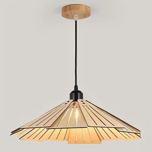 Vista 9 de LIGHTLAND Luces colgantes rústicas de bambú, 12 pulgadas, paquete de 3 para comedor, sala de té zen, estilo retro