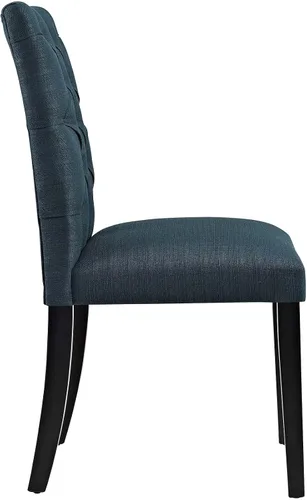 Vista 3 de Modway MO- Duchess - Silla de comedor tapizada con botones capitoné moderna Parsons, color azul