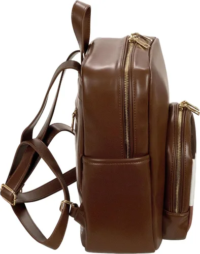 Vista 21 de Bolso tipo mochila Kawaii Burger Bolso mochila de moda para mujeres y niños Piel sintética