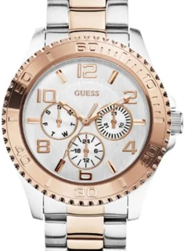 Vista 2 de Guess Reloj deportivo plataoro rosa W0231L5, Moderno