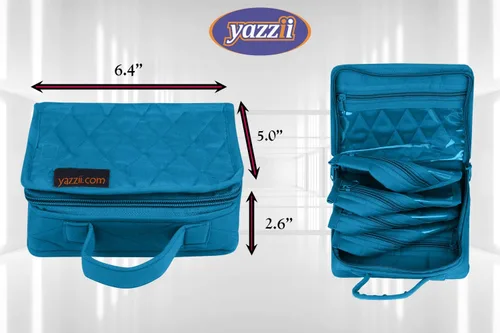 Vista 5 de Yazzii Crafters - Mini bolsa organizadora de almacenamiento multiusos para manualidades, cosméticos y joyas