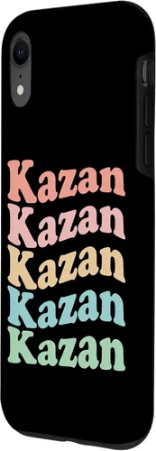 Vista 2 de iPhone XR Vintage 70's Rusia Hippie City - Funda Retro Kazan