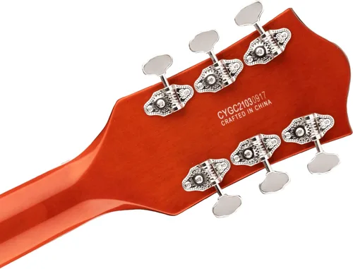 Vista 6 de Gretsch G5420LH Electromatic Classic Hollowbody Single-cut Guitarra eléctrica zurda - Mancha naranja