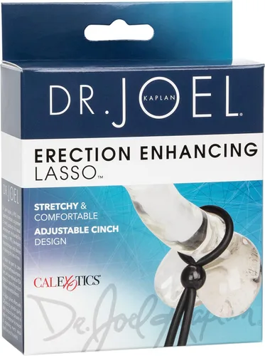 Vista 5 de CalExotics Dr. Joel Kaplan - Anillo de pene ajustable para mejorar la erección, juguete sexual para adultos, color negro