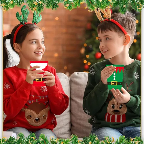 Vista 6 de Nuenen 24 vasos de Navidad reutilizables de 16 onzas para chocolate caliente, café, cerveza, helado, invierno, fiesta de Navidad, suministros