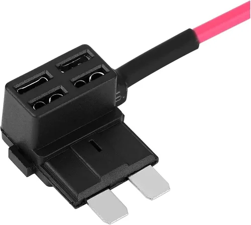 Vista 6 de Fuse 5Pcs Car Auto Circuit Fuse Tap Adapter Standard ATO ATC Blade Fuses Holder