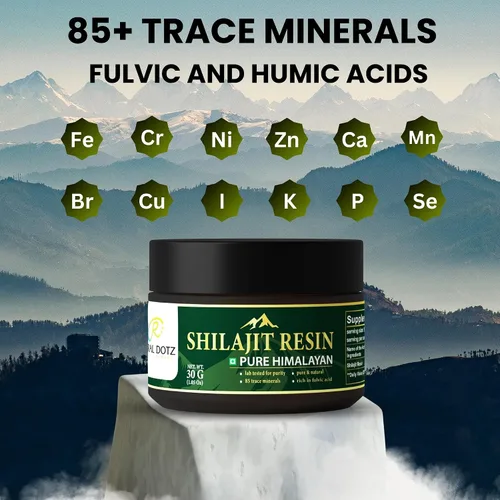 Vista 3 de RuralDotz - Resina Shilajit del Himalaya – 100% natural – 500 mg por porción – Auténtico tono mineral del Himalaya para energía, fuerza y vitalidad