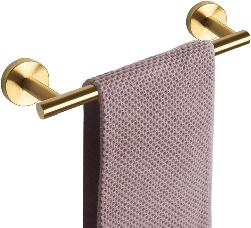 Vista 31 de NearMoon - Barra para toallas de baño, accesorios de baño de acero inoxidable, para toalla de ducha para baño, soporte de toalla montado en la pared