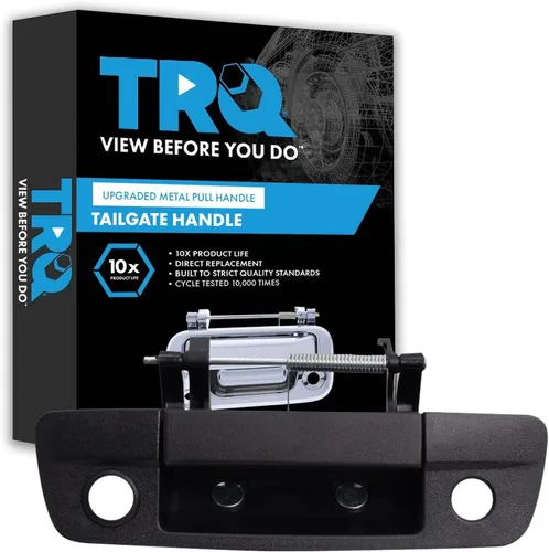 Vista 14 de TRQ Manija de compuerta trasera reforzada de metal cromado compatible con Dodge Ram 1500 2009-2010 2010 2500 3500 2011-2012