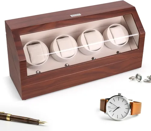 Vista 6 de Bobinadora de Reloj para Relojes Automáticos - Enrolladores Cuádruples para Rolex - Motor Japonés - Configuraciones Múltiples - Cero Magnetización