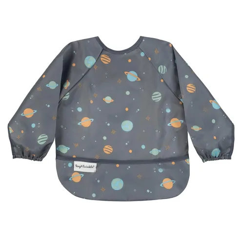 Vista 13 de Tiny Twinkle - Babero a prueba de suciedad para bebés y niños pequeños, bonito, de manga larga, impermeable, lavable a máquina, cierre a prueba
