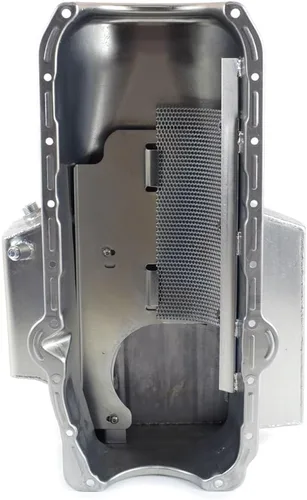 Vista 3 de Canton Racing Products "11-102 Bloque pequeño Chevy Shallow Circle Track 12" Long Sump Oil Pan