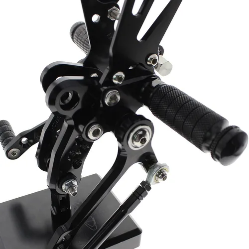Vista 6 de FXCNC Reposapiés ajustables para motocicleta CNC Billet, compatibles con GSXR1300 GSX1300R HAYABUSA 1999-2020