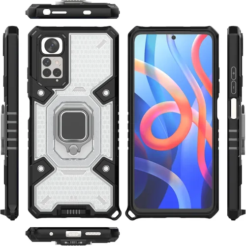 Vista 23 de Funda para 1+ Nord 2 5G, funda para OnePlus Nord 2 5G con funda de soporte, color azul