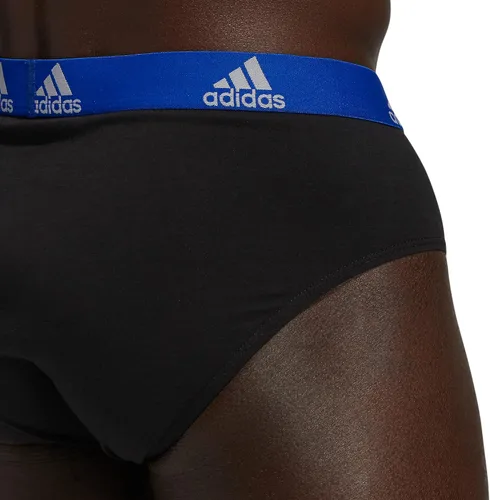 Vista 9 de adidas Men's Stretch Cotton Brief Underwear (3-Pack)