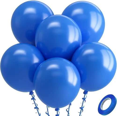 Vista 69 de Bezente Paquete de 150 globos de látex mate color burdeos de 5 pulgadas rojo (07-Red-G42)