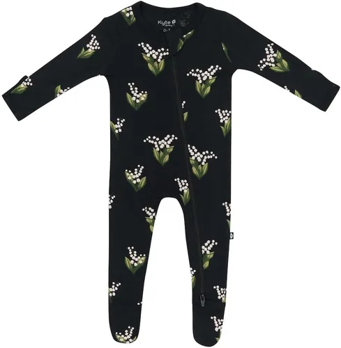 Vista 31 de KYTE BABY Pies unisex con cierre de cremallera, rayón hecho de bambú, 0-24 meses