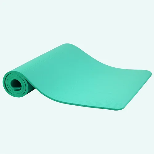 Vista 2 de Fitvids Tapete de yoga de 1/2 pulgada, extra grueso, de alta densidad, antidesgarros, con correa de transporte, adecuado para varios ejercicios