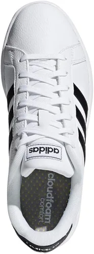 Vista 7 de adidas Tenis Grand Court para mujer Cloud WhiteLight PurpleCore Black