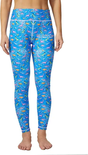 Vista 2 de UIUO-UIPEU Pantalones de yoga estampados con bolsillos para mujer, leggings de compresión con control de abdomen