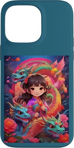 Vista 21 de Funda para iPhone 16 Chinese New Year of the Dragon 2024 Anime