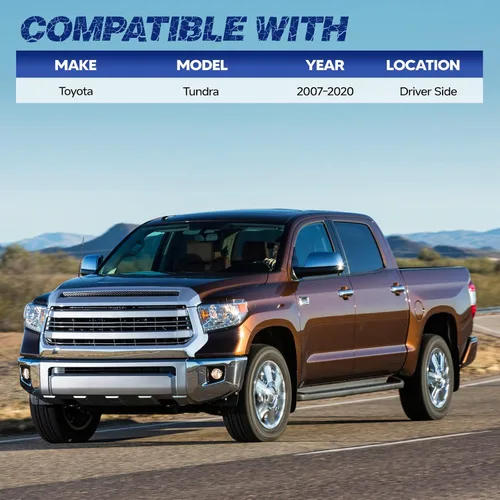 Vista 2 de Caja de herramientas de almacenamiento para caja de camioneta con cerradura, apta para Toyota Tundra 2007-2021, caja de herramientas giratoria