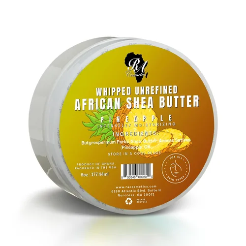 Vista 15 de RA COSMETICS Manteca de karité batida, pepino-melón, 6 onzas, manteca de karité africana 100% pura y natural para hombres y mujeres, hidratante
