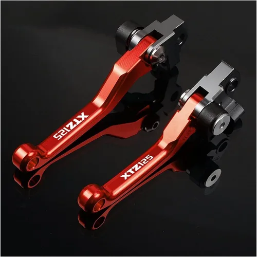 Vista 5 de Manillar de palancas para Yamaha XTZ125 XTZ 125 2003-2016 2014 2013 2012 2011 2010 2009 2008 2007 2006 2005 2004 Motocross Accesorios Pivot ke Negro