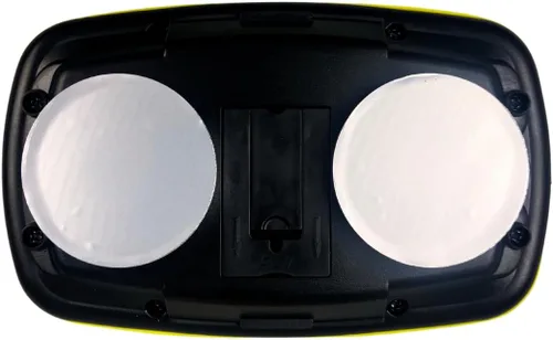 Vista 2 de Luces de seguridad LED para autopista blanca con parte posterior magnética Luz de baliza y bengala de carretera Modo constante para usar como