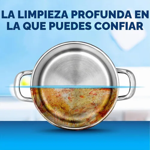 Vista 4 de Finish Power Cápsulas para lavavajillas, jabón detergente para lavavajillas sin enjuague previo para limpieza profunda y brillo con poder