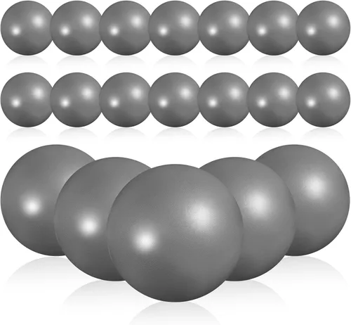 Vista 11 de Sotiff 20 pelotas pequeñas de ejercicio de pilates de 9 pulgadas, mini pelotas de barra de yoga para estabilidad, fitness, terapia física
