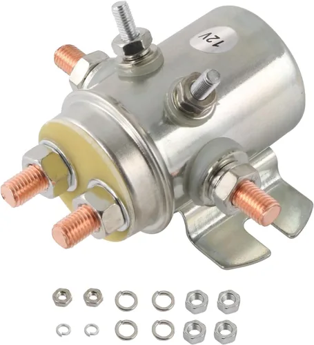 Vista 11 de Máx. 200A 12 voltios 3 terminales Relé solenoide de servicio continuo para carritos de golf, cabrestante resistente marino en Rush 24106 SPST 12VDC