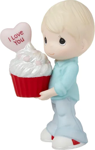 Vista 2 de Precious Moment 222002 You Bake Me Happy Blond Boy - Figura de porcelana