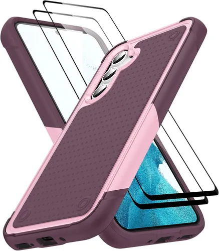 Vista 207 de Jeylly Compatible con Samsung Galaxy A22 5G Funda, Funda Samsung A22 5G con 2pcs protectores de pantalla de vidrio templado