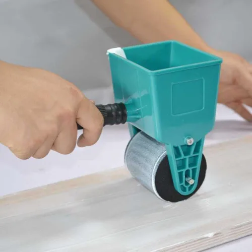 Vista 6 de Rodillo aplicador de pegamento portátil, esparcidor de pegamento para carpintería, aplicador ajustable para trabajo de madera, revestimiento