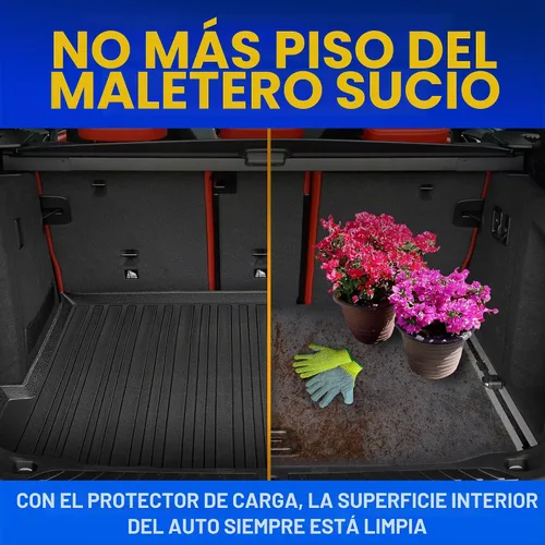 Vista 5 de Forro de carga prémium para BMW X3 2011-2017 – 100% de protección, tapete de maletero de automóvil de ajuste personalizado, tapete de carga negro